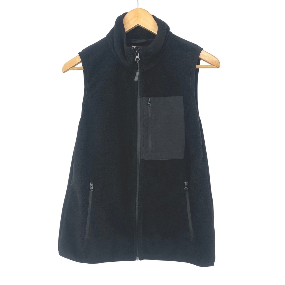 Telluride Clothing Company Vest Womens S Black Fleece Full Zip Gorpcore Hiking